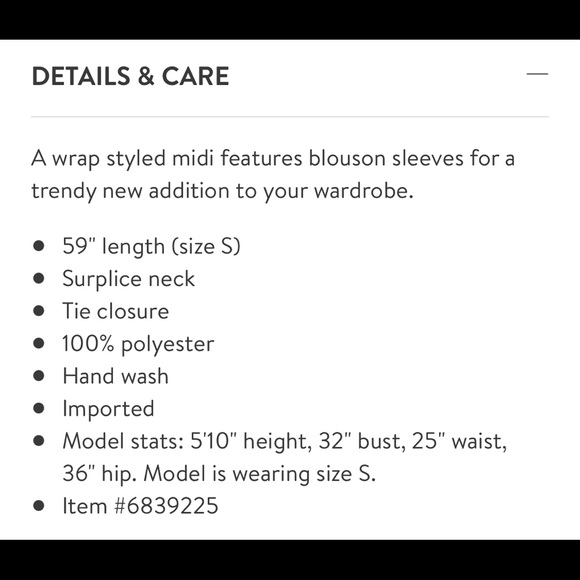 [ Sold ] Meghan LA Black Midi Wrap Dress, Medium - Picture 2 of 5